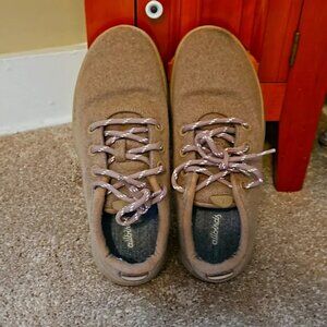 allbirds Wool Runner Mizzles Women's Size 11 EUC Hazy Beige